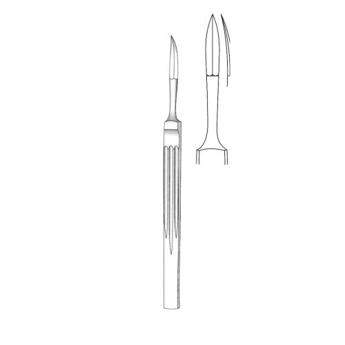 JOSEPH RHINOPLASTIC AND NASAL KNIVES curved sharp