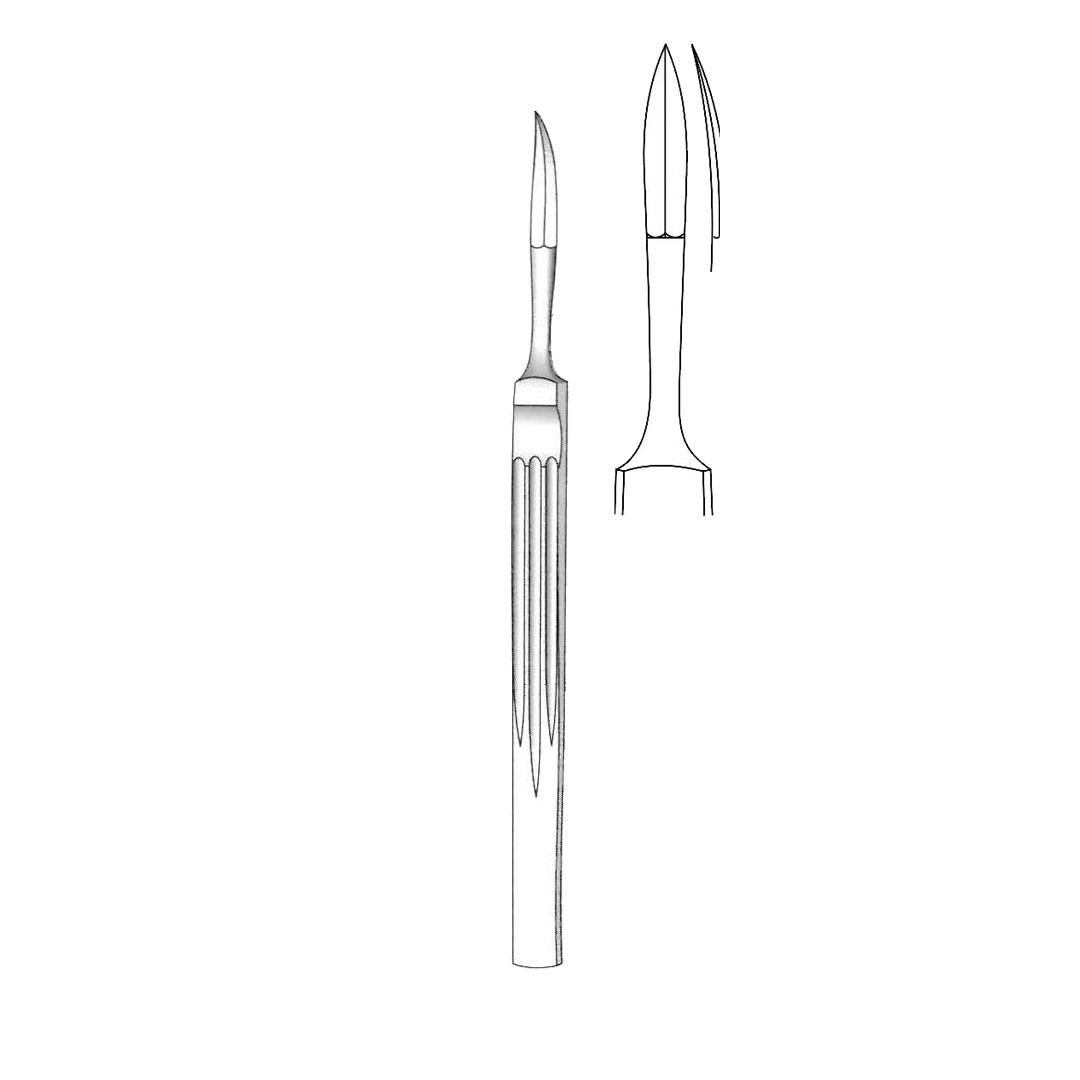 JOSEPH RHINOPLASTIC AND NASAL KNIVES curved sharp