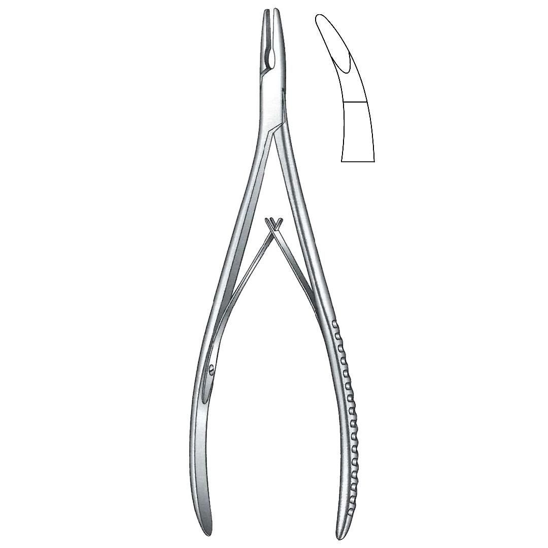 JUERS LEMPERT BONE RONGEUR FORCEPS 2.5 mm bite Curved