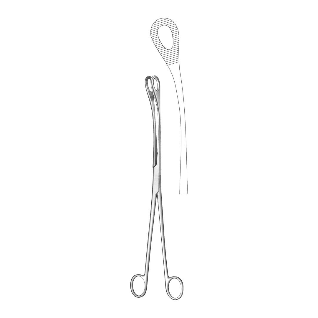 KELLY UTERINE POLYPUS FORCEPS