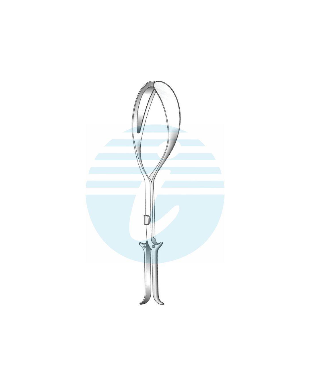 KIELLAND-LUIKART OBSTETRICAL (MIDWIFERY) FORCEPS Solid blades