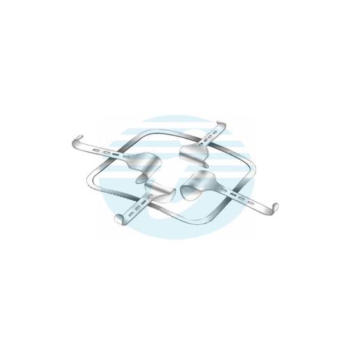 KIRSCHNER Abdominal Retractors Complete set consisting 1 frame & 4 blades