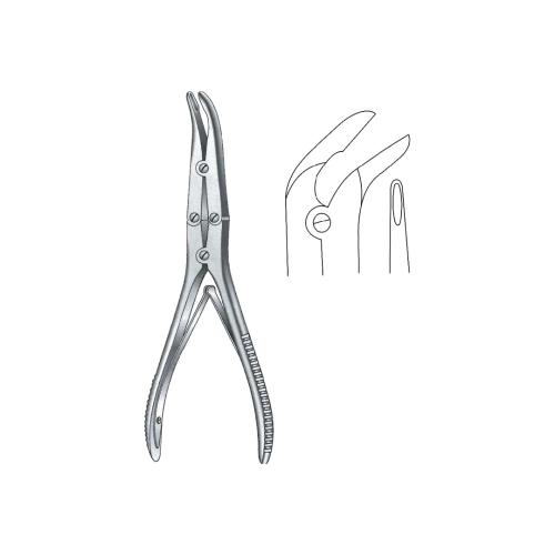 KLEINERT KUTZ BONE RONGEUR FORCEPS Synovectomy rongeur Curved on side Delicate