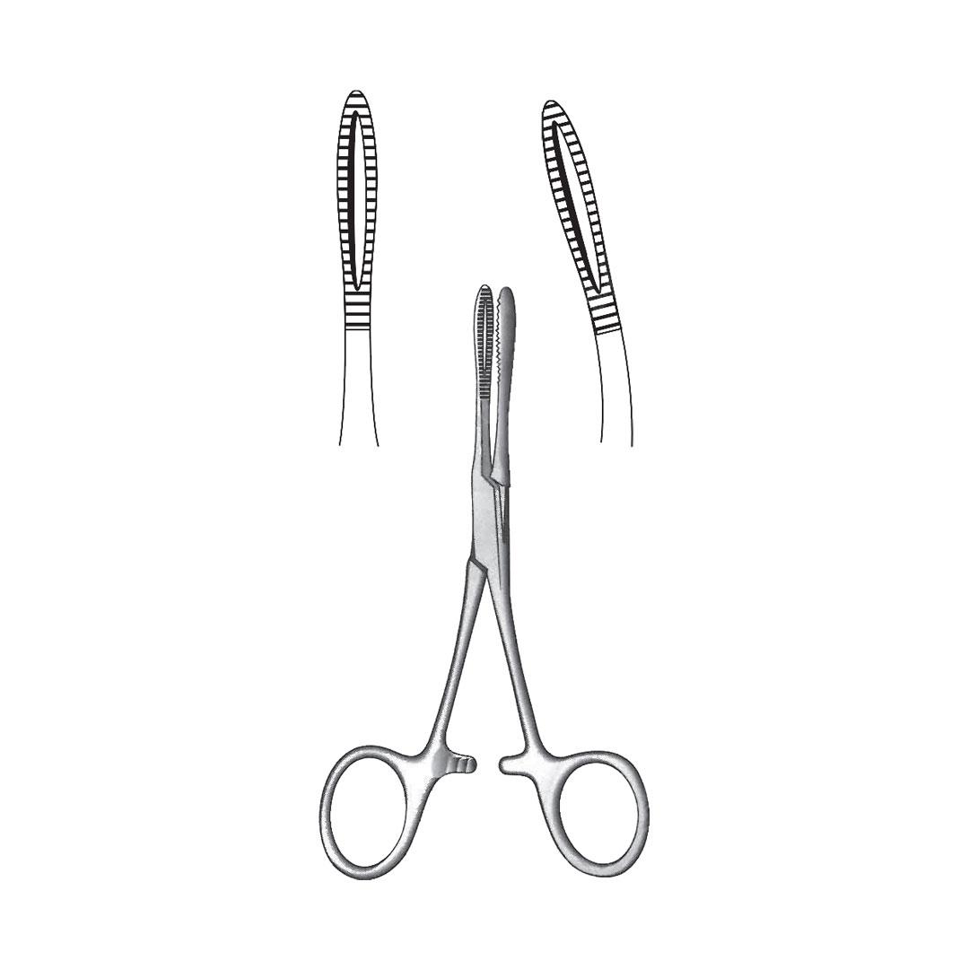 KROENLIEN ARTERY FORCEPS Curved