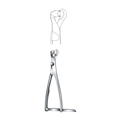 LAMBOTTE BONE HOLDING FORCEPS Adjustable