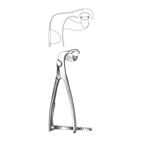 LAMBOTTE BONE HOLDING FORCEPS Adjustable
