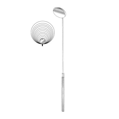LARYNGEAL MIRRORS AND HANDLES Mirror without handle