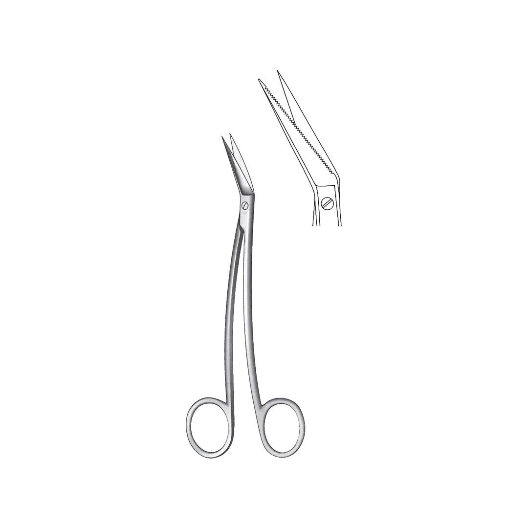 LOCKLIN OPERATING GUM & LIGATURE SCISSORS