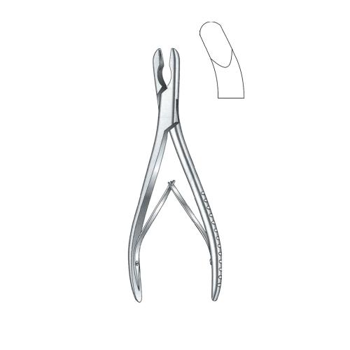 LUER BONE RONGEUR FORCEPS Curved to Side