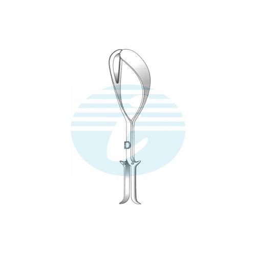 LUIKART OBSTETRICAL (MIDWIFERY) FORCEPS Solid blades
