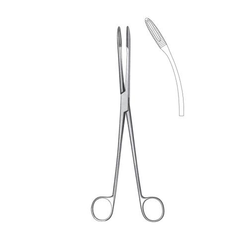 MAIER POLYPUS DRESSING AND COTTON SWAB FORCEPS Without ratchet Curved