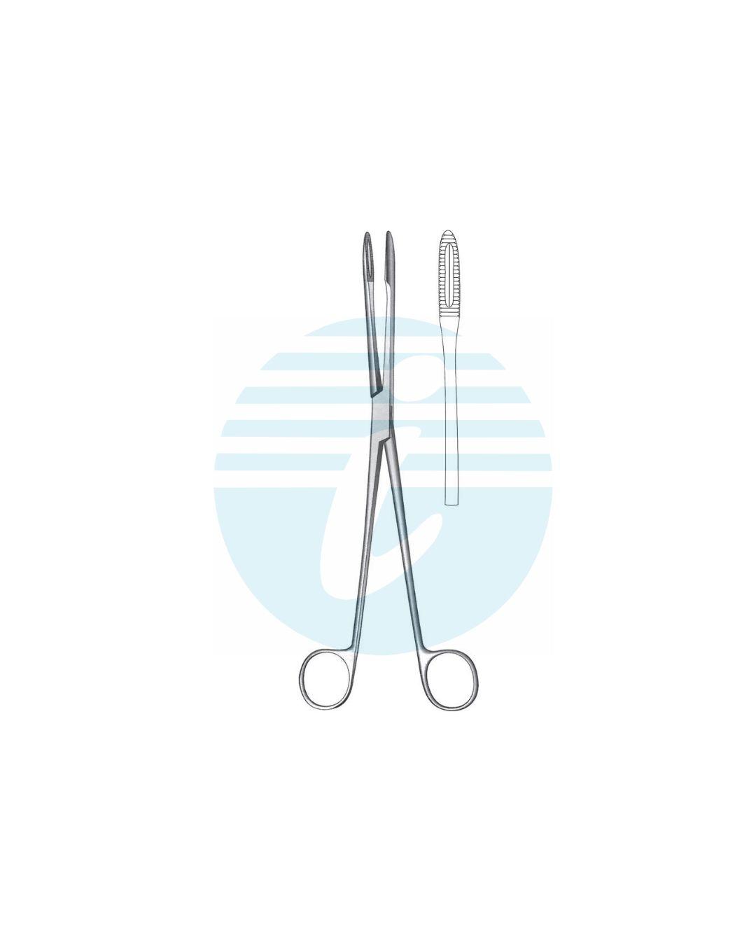  MAIER POLYPUS DRESSING AND COTTON SWAB FORCEPS Without ratchet Straight