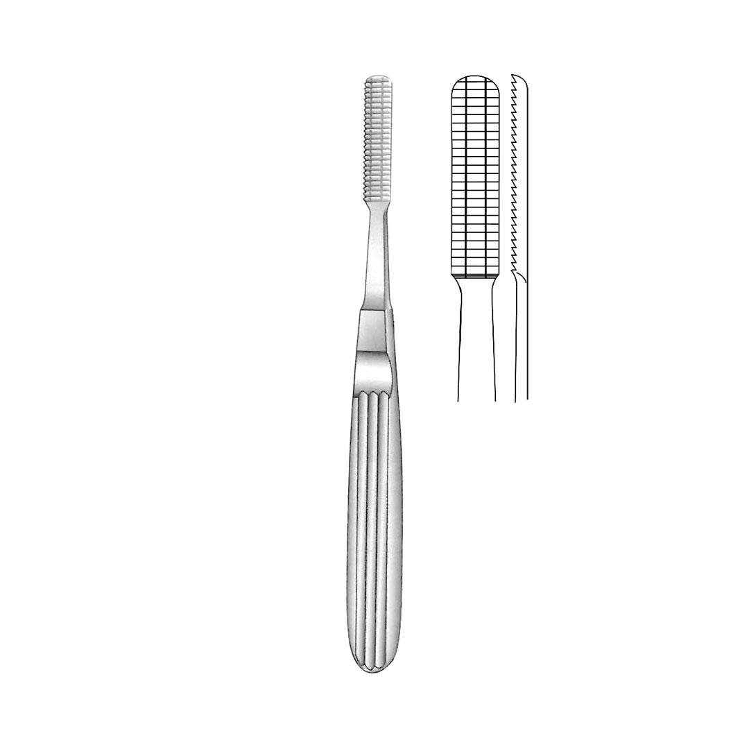 MALTZ NASAL RASP  BONE FILES Single ended 10 mm width 34 x 7 mmForward cutting