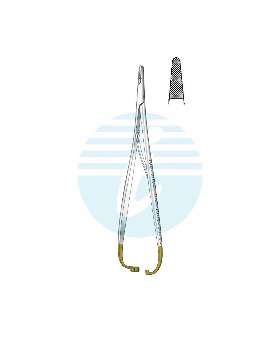 MATHIEU NEEDLE HOLDERS TC GOLD 0.4 Mini profile