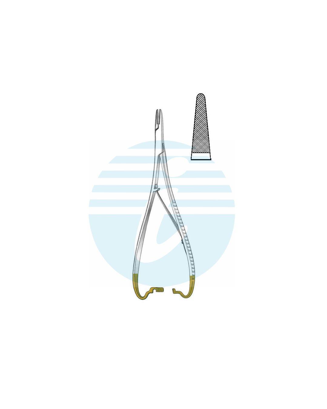 MATHIEU NEEDLE HOLDERS TC GOLD 0.4 Mini profile