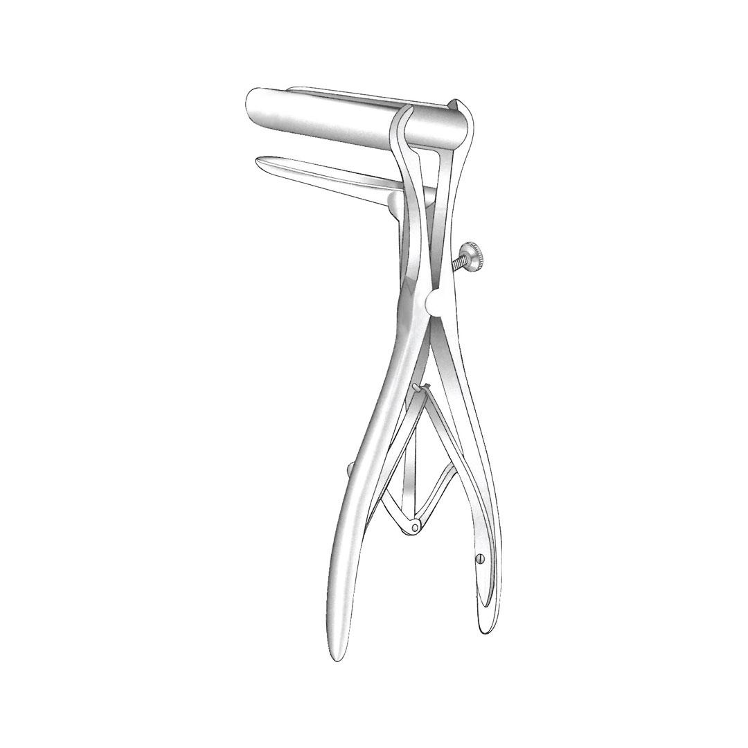 MATHIEU RECTAL SPECULA Chrome plated working length 90mm