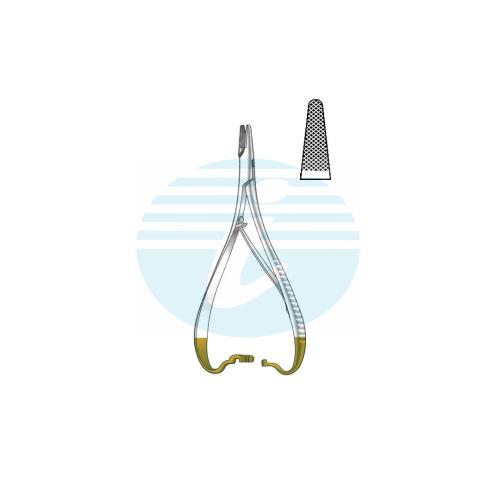 MATHIEU-STANDARD NEEDLE HOLDERS TC GOLD 0.5 Normal profile