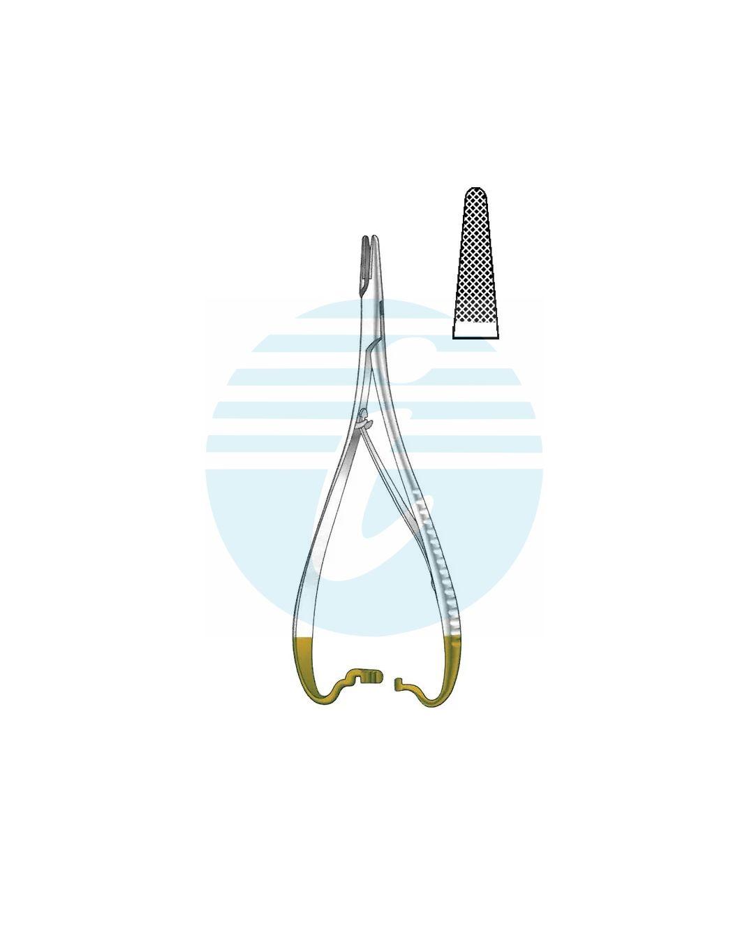 MATHIEU-STANDARD NEEDLE HOLDERS TC GOLD 0.5 Normal profile