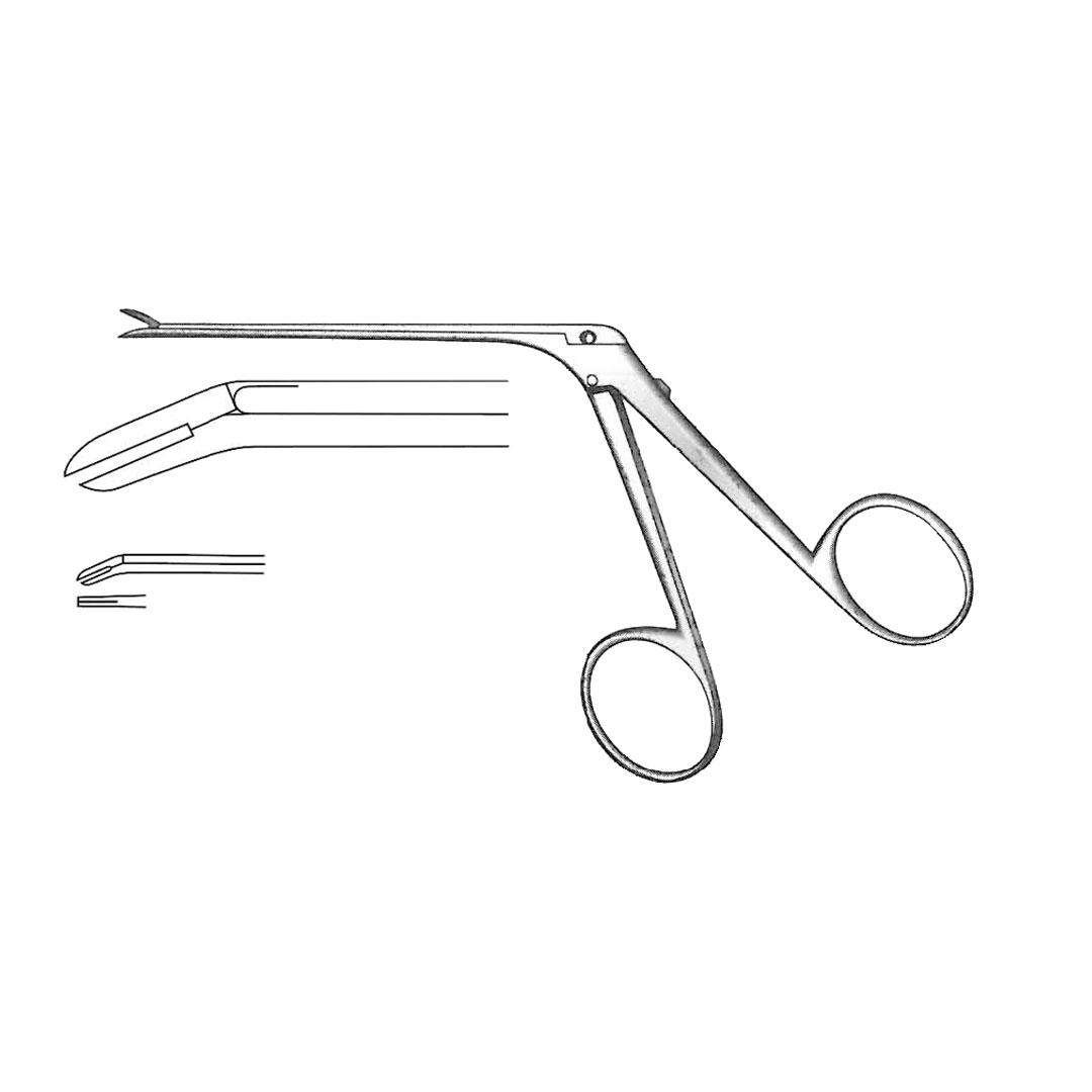 MCGEE MICRO EAR FORCEPS Black finish Wire bending forceps bends downward