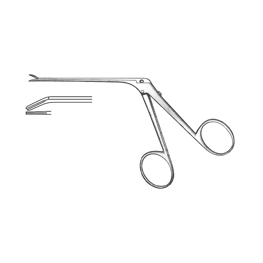 MCGEE MICRO EAR FORCEPS Black finish Wire bending forceps bends downward