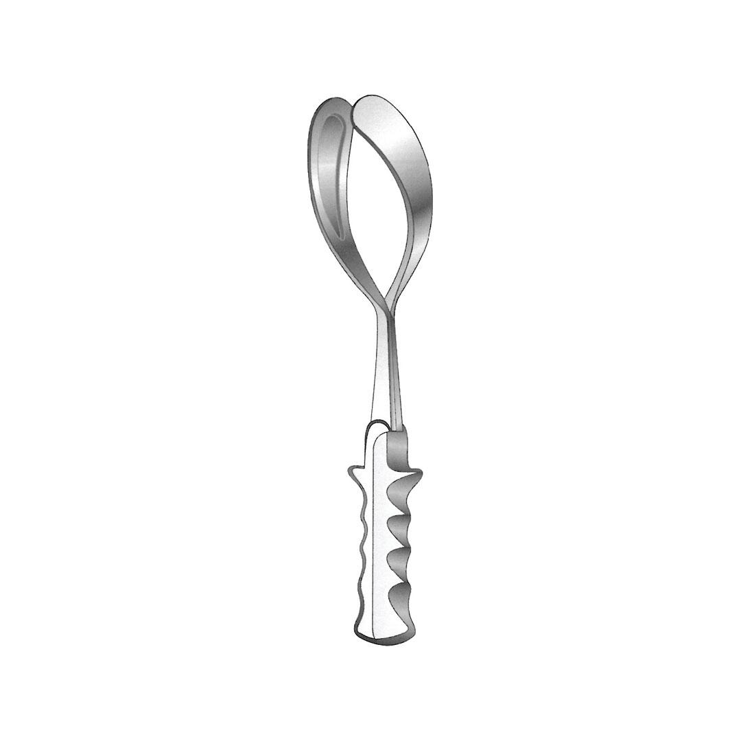 MCLEAN-LUIKART OBSTETRICAL (MIDWIFERY) FORCEPS Solid blades long shanks