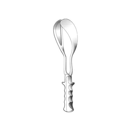 MCLEAN OBSTETRICAL (MIDWIFERY) FORCEPS Solid blades short shanks