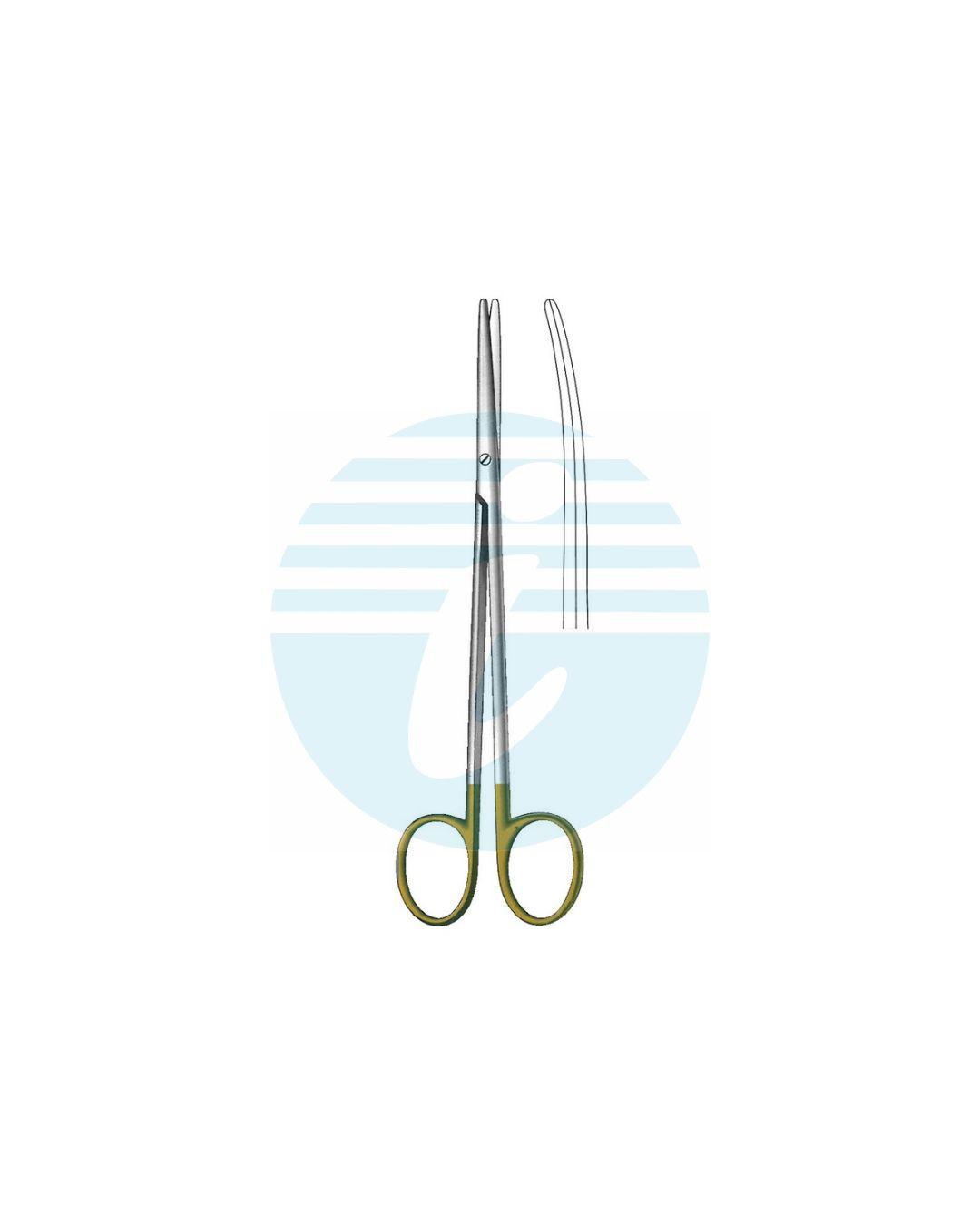  METZENBAUM-FINO SCISSORS WITH TUNGSTEN CARBIDE INSERTS Delicate Curved