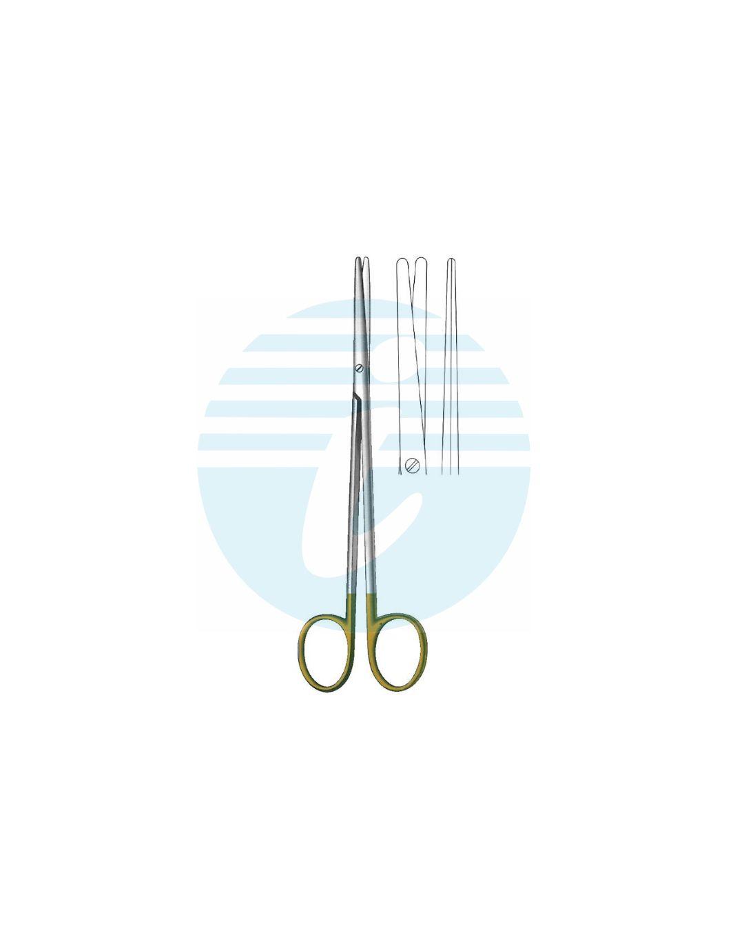  METZENBAUM-FINO SCISSORS WITH TUNGSTEN CARBIDE INSERTS Delicate Straight