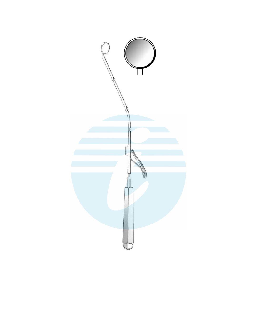 MICHEL LARYNGEAL MIRRORS AND HANDLES Fig. 1 Moveable mirror