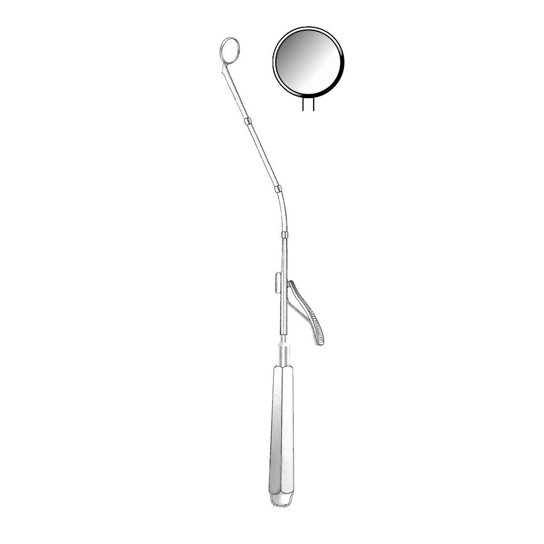 MICHEL LARYNGEAL MIRRORS AND HANDLES Fig. 1 Moveable mirror