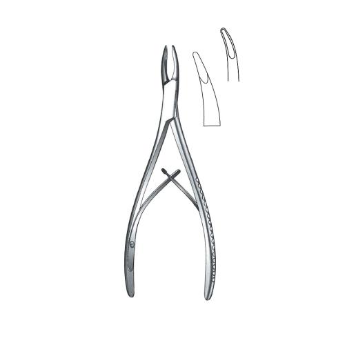 MICRO FRIEDMAN BONE RONGEUR FORCEPS 2 x 6 mm bite Delicate Curved
