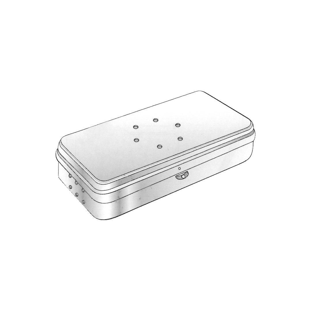 MISCELLANEOUS STERILIZING CASE WITH SPECIAL FILTER Lid with knob