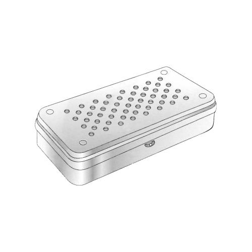 MISCELLANEOUS STERILIZING CASE WITH SPECIAL FILTER Lid with knob
