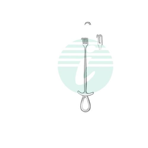 MURPH Retractors 2 prongs Sharp