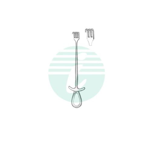 MURPHY Retractors 2 prongs Sharp