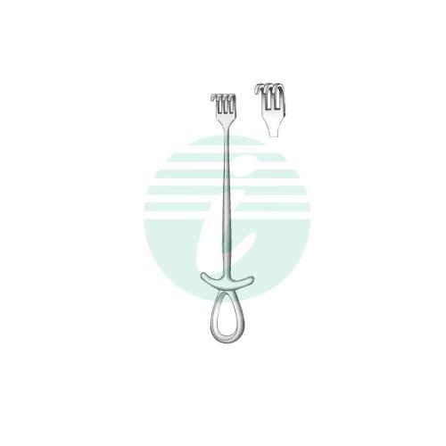 MURPHY Retractors 3 prongs Blunt