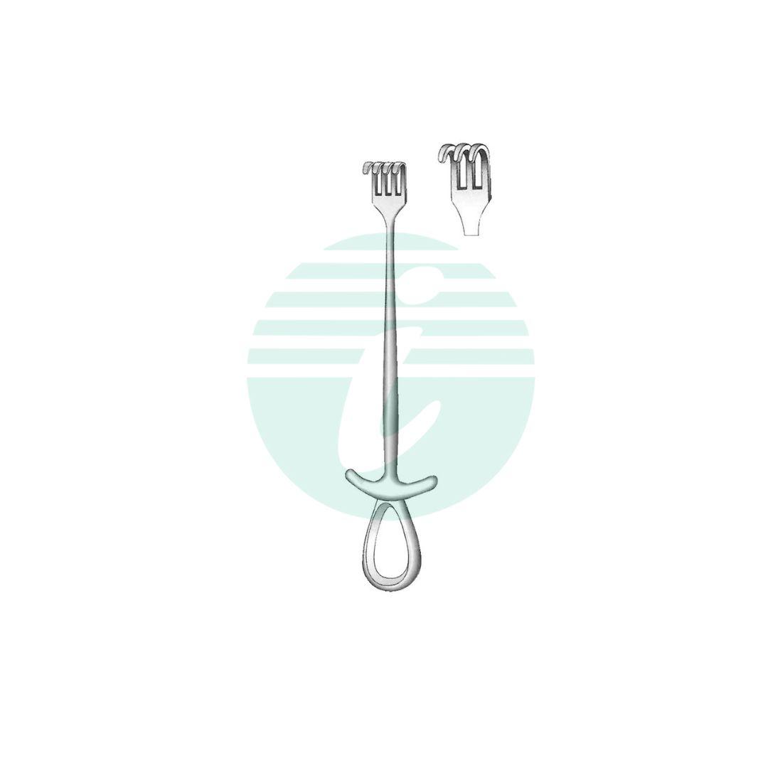 MURPHY Retractors 3 prongs Blunt