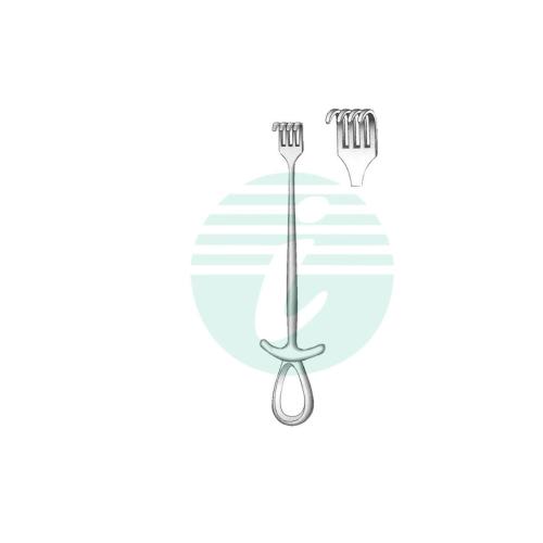 MURPHY Retractors 4 prongs Blunt