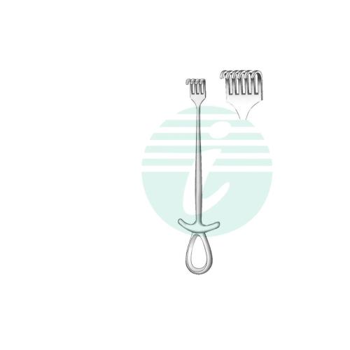 MURPHY Retractors 6 prongs Blunt 