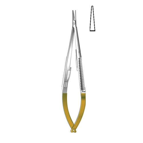 NEEDLE HOLDERS TC GOLD Smooth