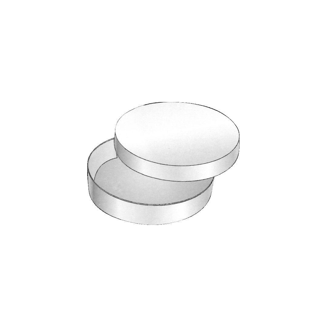 NEEDLE STERILIZING CASES dia x height Dish & Lid