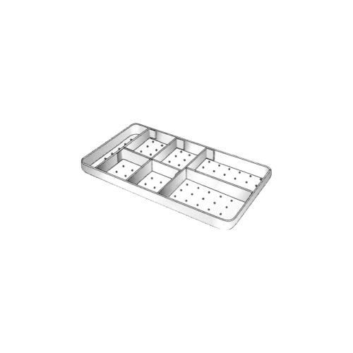 NEEDLE STERILIZING CASES Perforated bottom Needle tray