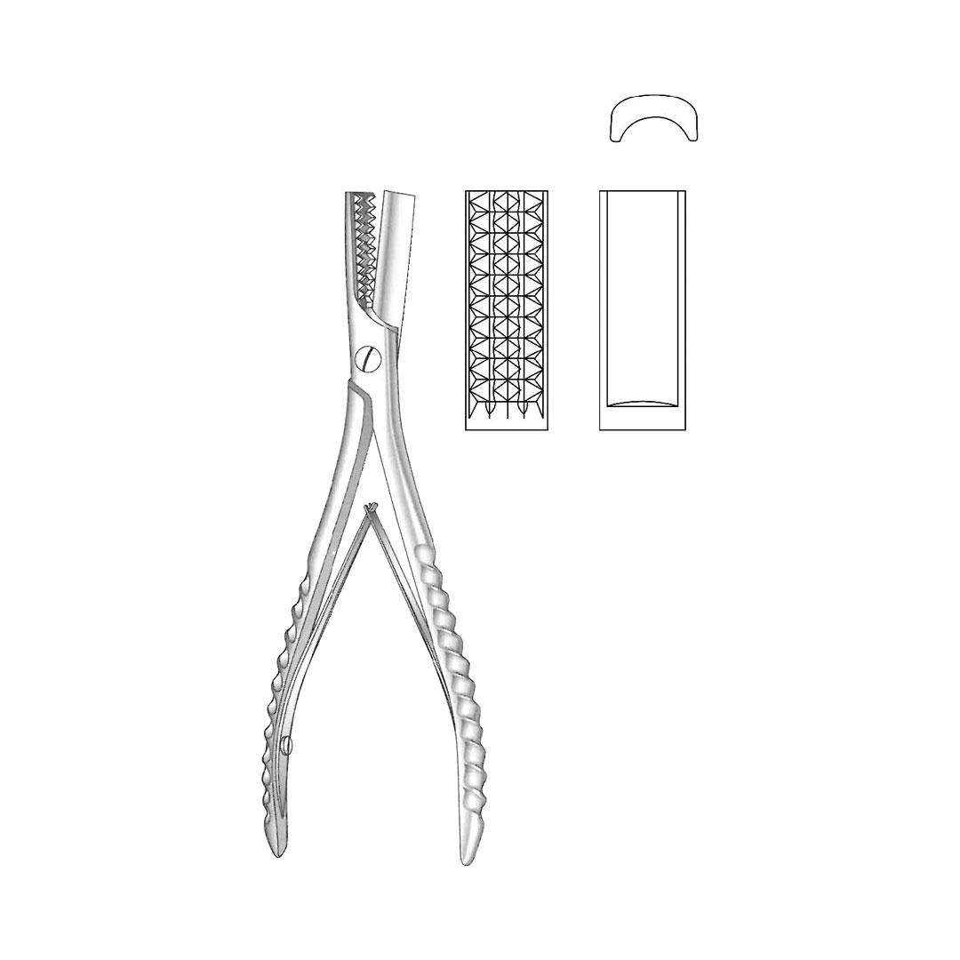 OBWEGESER BONE CONTOURING FORCEPS12 x 30 mm Convex  Concave Jaw