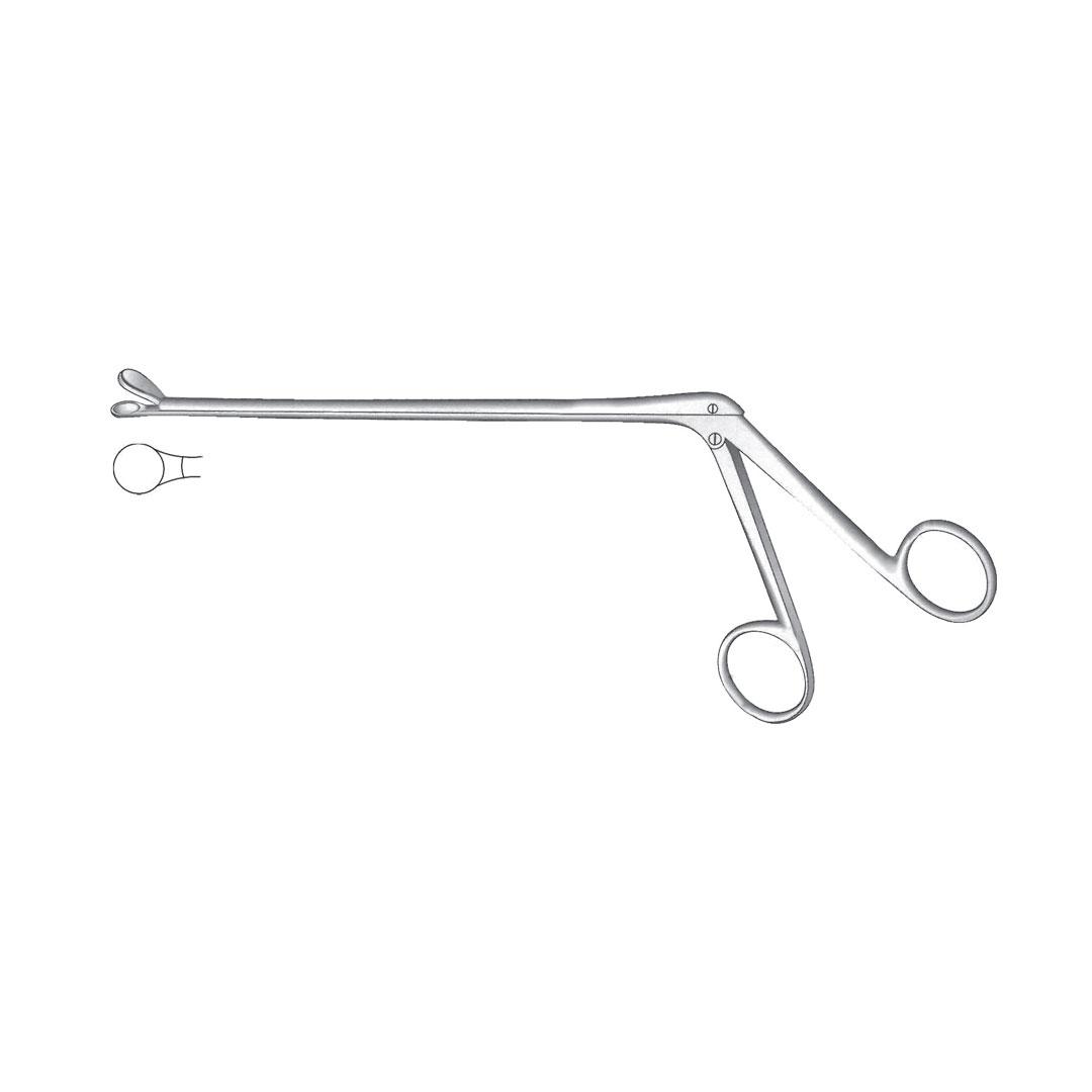 OLDBERG LAMINECTOMY RONGEURS Tumor grasping forceps Length of shaft: 18 cm