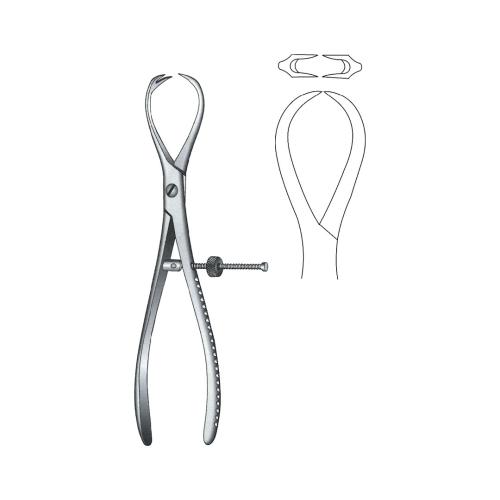 PATELLA FORCEPS BONE HOLDING FORCEPS 2 x 2 sharp teeth with speed lock