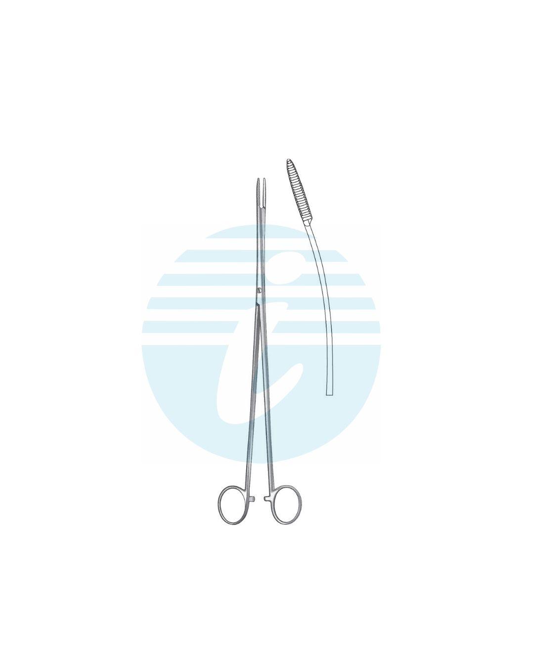 PELKMANN POLYPUS DRESSING COTTON SWAB & FOREIGN BODY FORCEPS Curved