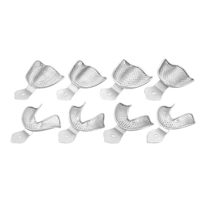 Perforated Full Denture, Set of 08 Pcs. Upper: S,M, L  Lower: S,M,L