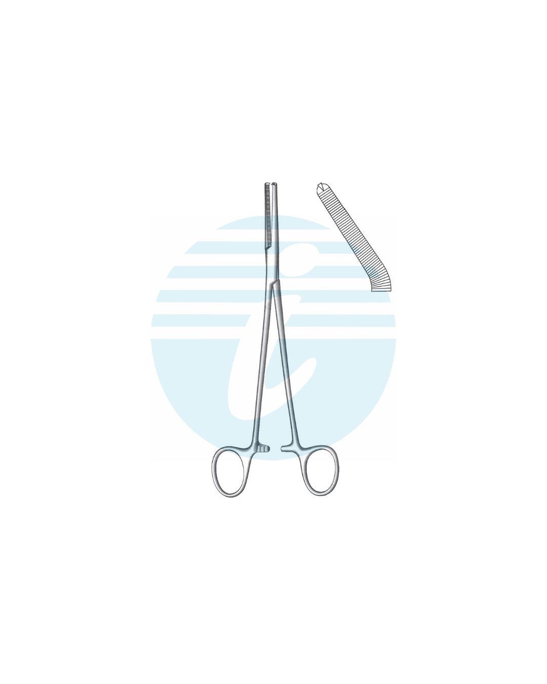 PHANEUF HYSTERECTOMY & VAGINAL CLAMPS FORCEPS CURVED