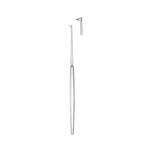 POLITZER MICROCURETTES TYMPANUM NEEDLES Furuncle knife