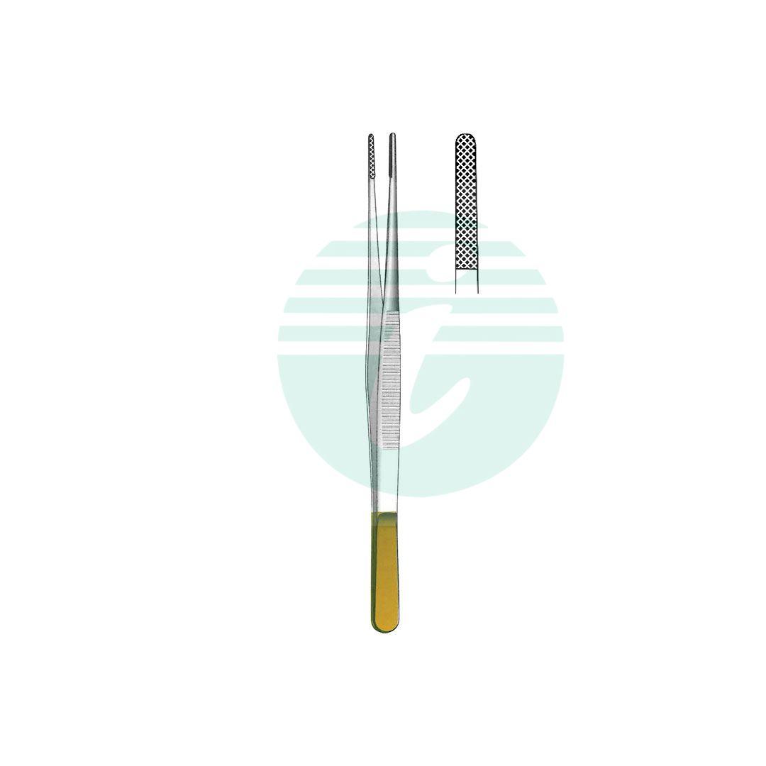 POTTS SMITH DISSECTING FORCEPS TC GOLD